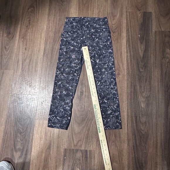 Lululemon Align Pant 21" Black Grey White Size 4 - Picture 3 of 5